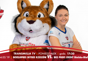 Transmisja poniedziałkowego spotkania z BKS PROFI CREDIT Bielsko-Biała w Polsacie Sport!
