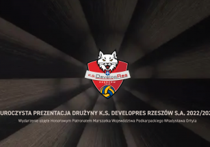 Uroczysta prezentacja drużyny KS DevelopRes Rzeszów na sezon 2022/2023